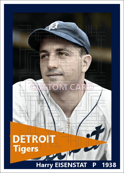 Harry Eisenstat - 1938 Detroit Tigers - choose a size & style