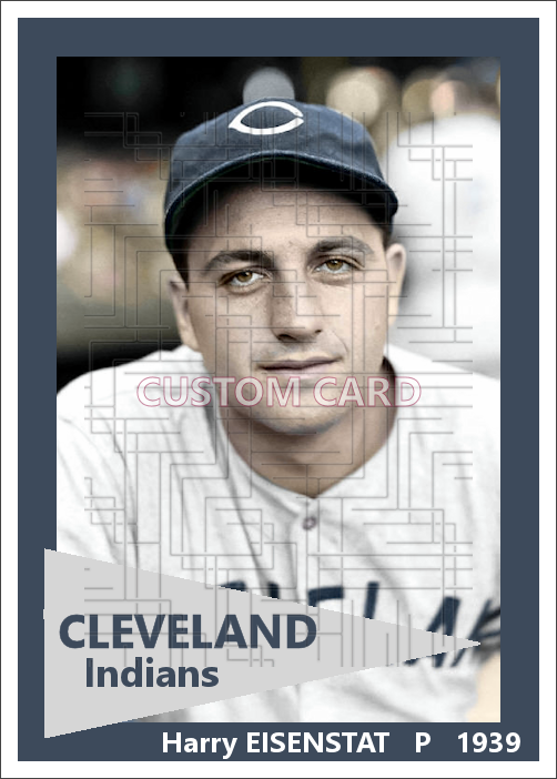 Harry Eisenstat - 1939 Cleveland Indians - choose a size & style