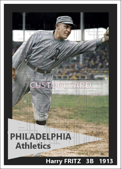Harry Fritz - 1913 Philadelphia Athletics - choose a size & style