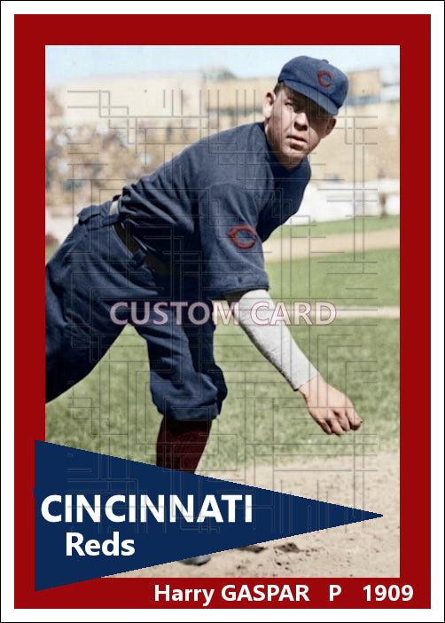 Harry Gaspar - 1909 Cincinnati Reds - choose a size & style