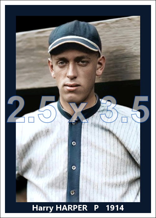 Harry Harper - 1914 Washington Senators - choose a size & style