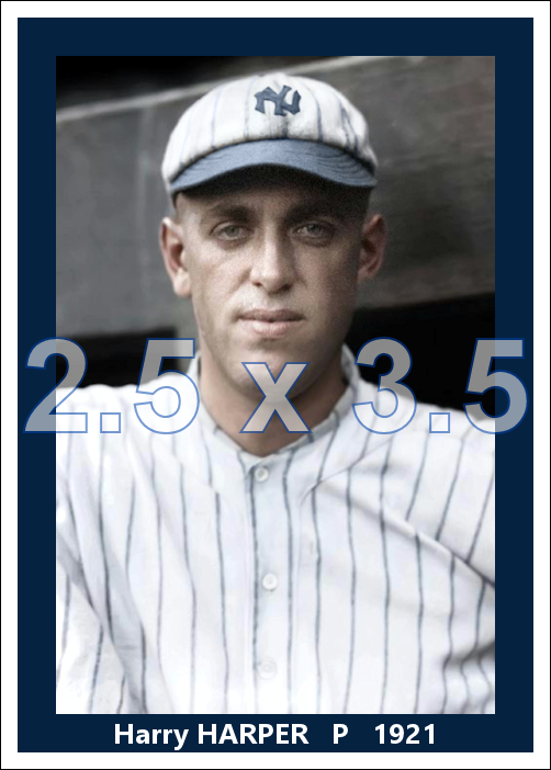 Harry Harper - 1921 New York Yankees - choose a size & style