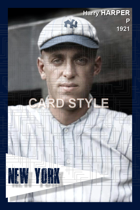 Harry Harper - 1921 New York Yankees - choose a size & style
