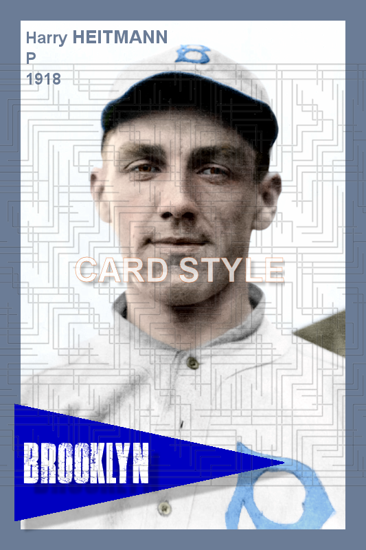 Harry Heitmann - 1918 Brooklyn Robins - choose a size & style