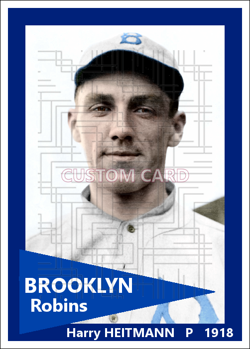 Harry Heitmann - 1918 Brooklyn Robins - choose a size & style