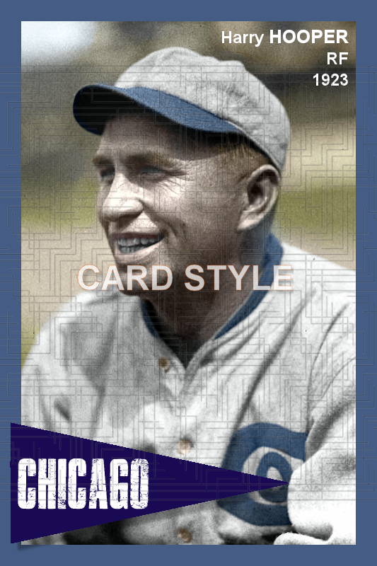 Harry Hooper - 1923 Chicago White Sox - choose a size & style