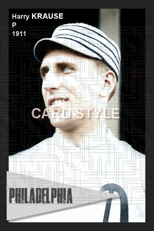 Harry Krause - 1911 Philadelphia Athletics - choose a size & style