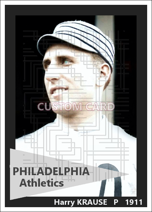 Harry Krause - 1911 Philadelphia Athletics - choose a size & style