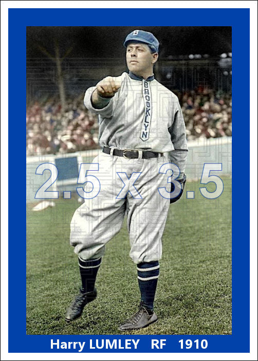 Harry Lumley - 1910 Brooklyn Superbas - choose a size & style
