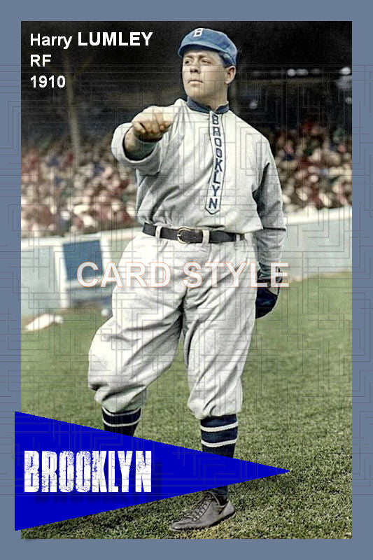 Harry Lumley - 1910 Brooklyn Superbas - choose a size & style