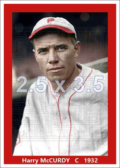 Harry McCurdy - 1932 Philadelphia Phillies - choose a size & style