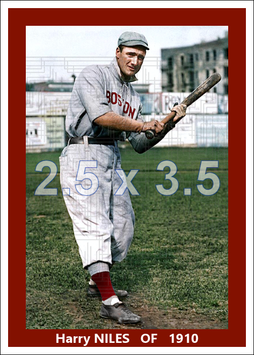 Harry Niles - 1910 Boston Red Sox - choose a size & style