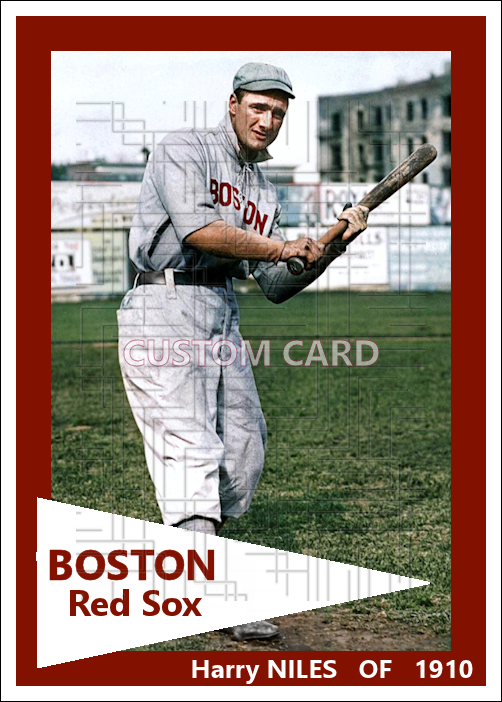 Harry Niles - 1910 Boston Red Sox - choose a size & style