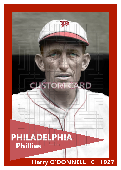 Harry O'Donnell - 1927 Philadelphia Phillies - choose a size & style