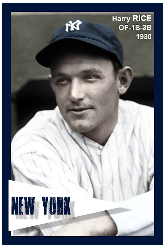 Harry Rice - 1930 New York Yankees - choose a size & style