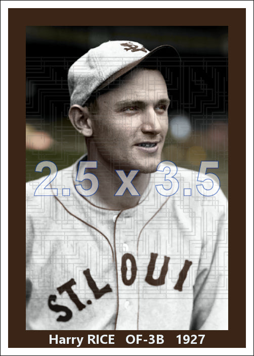 Harry Rice - 1927 St. Louis Browns - choose a size & style