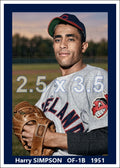 Harry Simpson - 1951 Cleveland Indians - choose a size & style