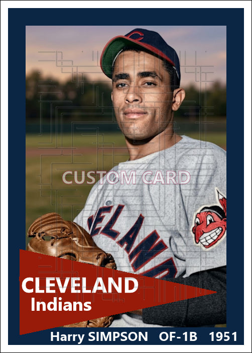 Harry Simpson - 1951 Cleveland Indians - choose a size & style