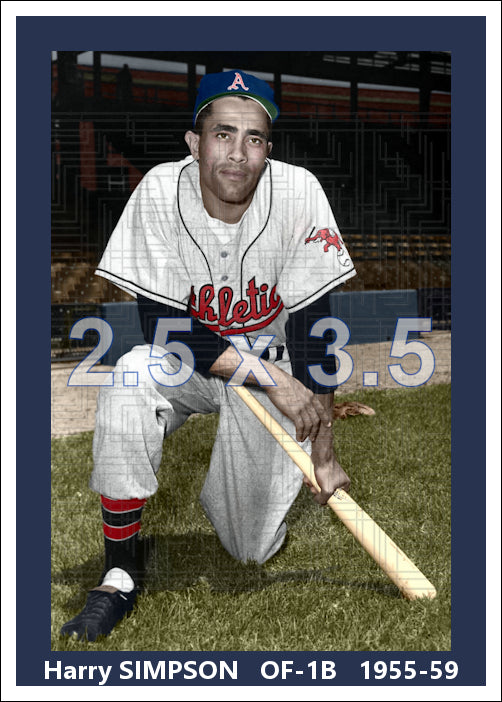 Harry Simpson - 1955-59 Kansas City Athletics - choose a size & style