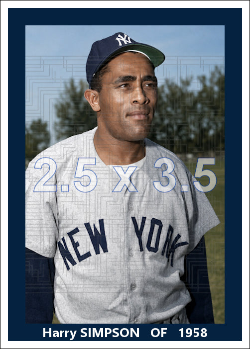 Harry Simpson - 1958 New York Yankees - choose a size & style