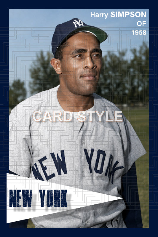 Harry Simpson - 1958 New York Yankees - choose a size & style