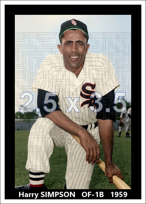 Harry Simpson - 1959 Chicago White Sox - choose a size & style