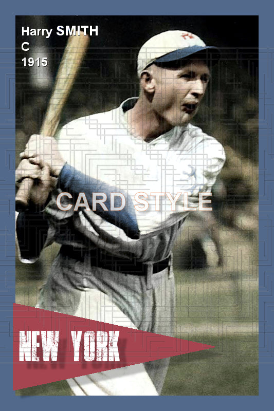 Harry Smith - 1915 New York Giants - choose a size & style