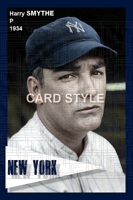 Harry Smythe - 1934 New York Yankees - choose a size & style