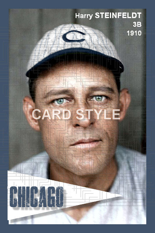 Harry Steinfeldt - 1910 Chicago Cubs - choose a size & style