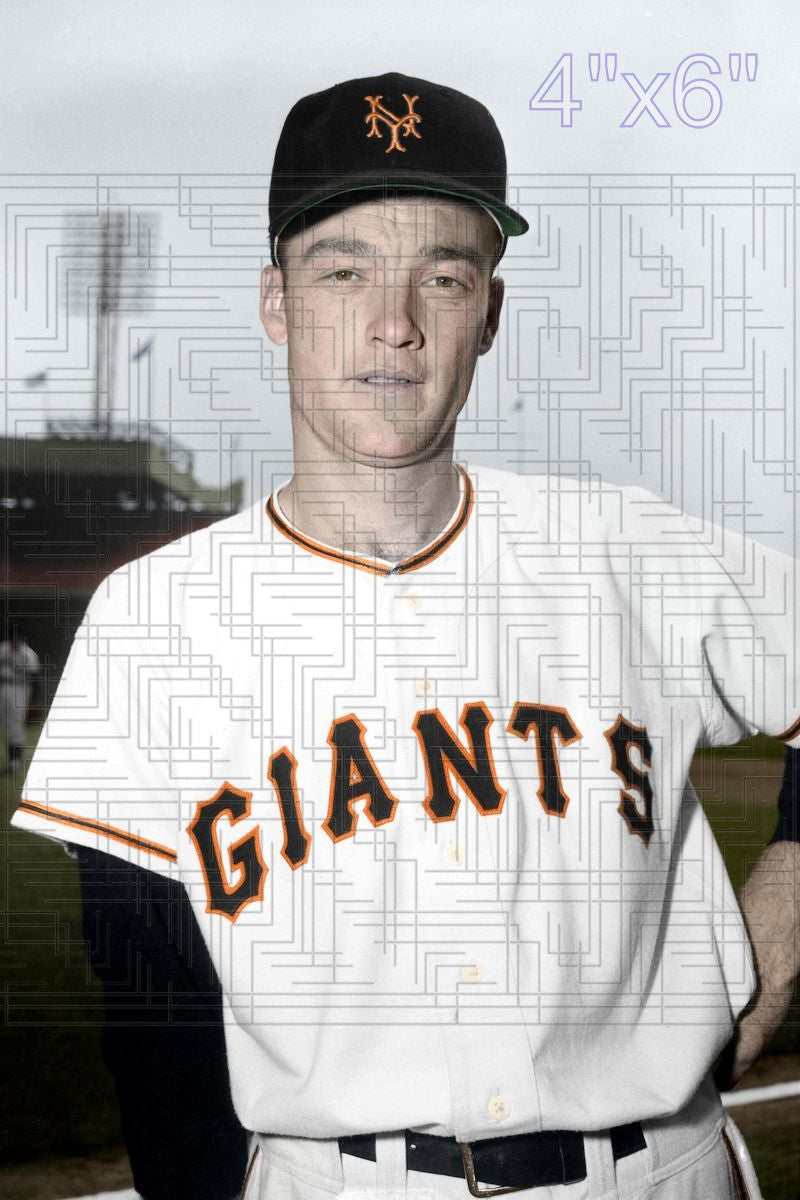 Harvey Gentry - 1954 New York Giants - choose a size & style