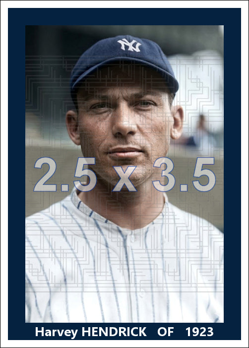 Harvey Hendrick - 1923 New York Yankees - choose a size & style
