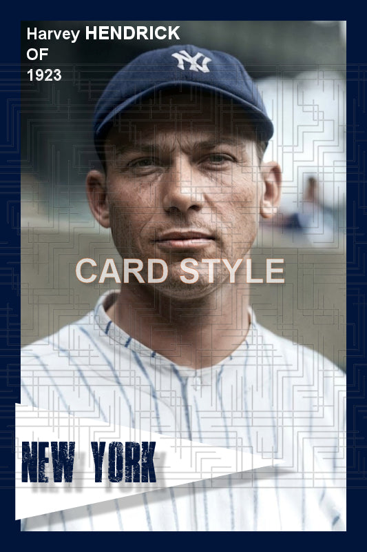 Harvey Hendrick - 1923 New York Yankees - choose a size & style