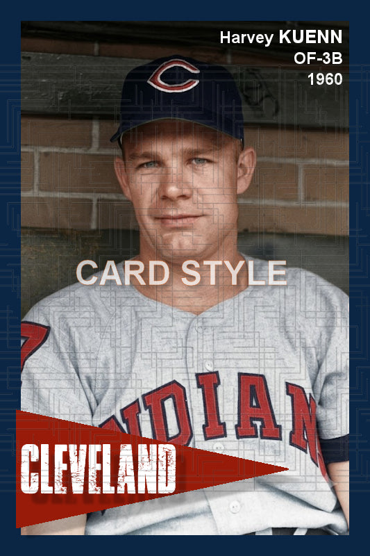 Harvey Kuenn - 1960 Cleveland Indians - choose a size & style