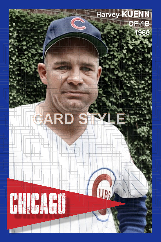 Harvey Kuenn - 1965 Chicago Cubs - choose a size & style