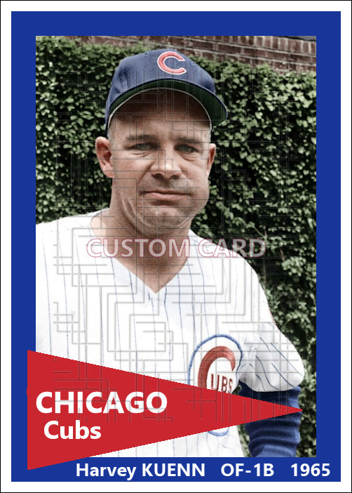 Harvey Kuenn - 1965 Chicago Cubs - choose a size & style