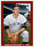 Haywood Sullivan - 1959 Boston Red Sox - choose a size & style
