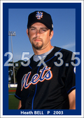 Heath Bell - 2003 New York Mets - choose a size & style