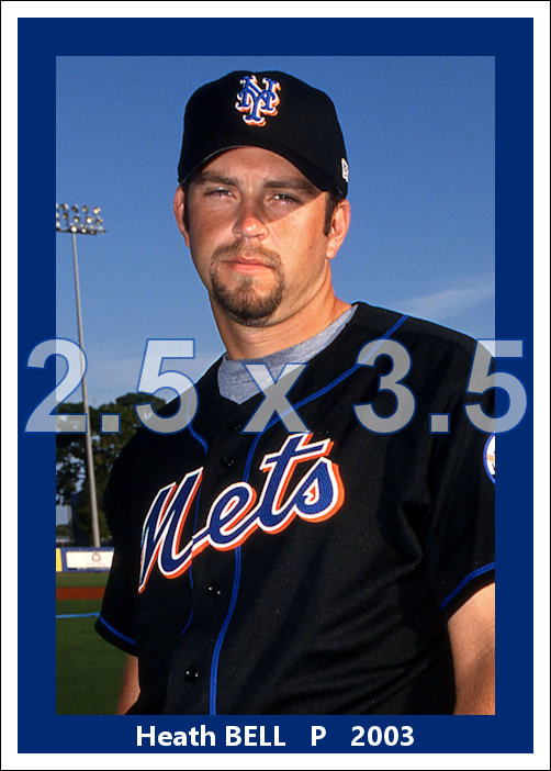 Heath Bell - 2003 New York Mets - choose a size & style