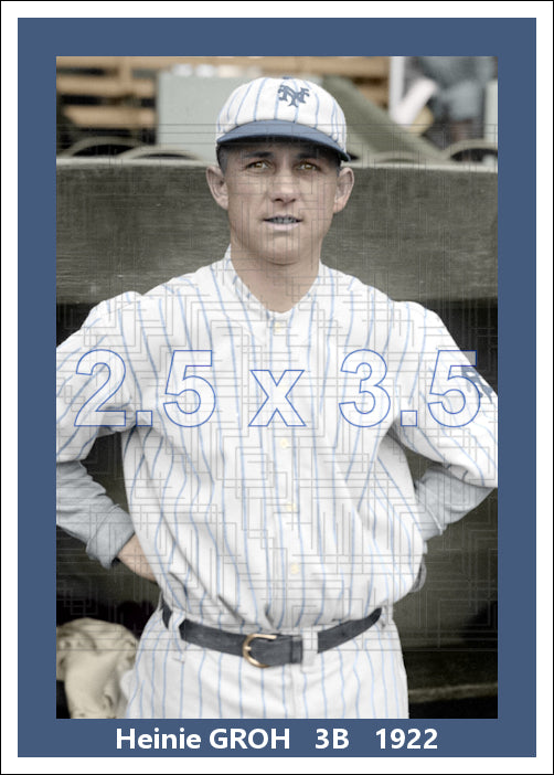 Heinie Groh - 1922 New York Giants - choose a size & style