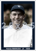 Heinie Manush - 1930 Washington Senators - choose a size & style