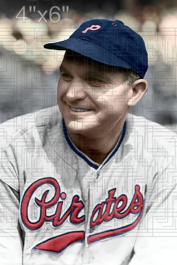 Heinie Manush - 1938 Pittsburgh Pirates - choose a size & style