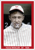 Heinie Mueller - 1926 New York Giants - choose a size & style
