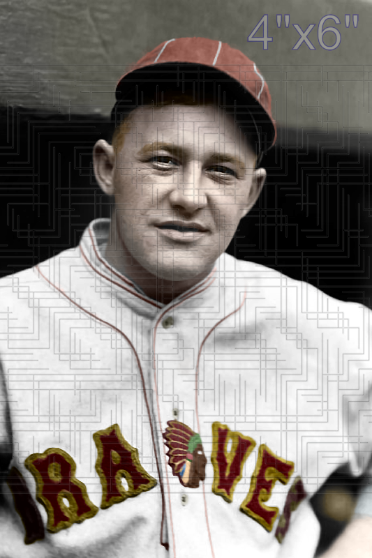 Heinie Mueller - 1929 Boston Braves - choose a size & style