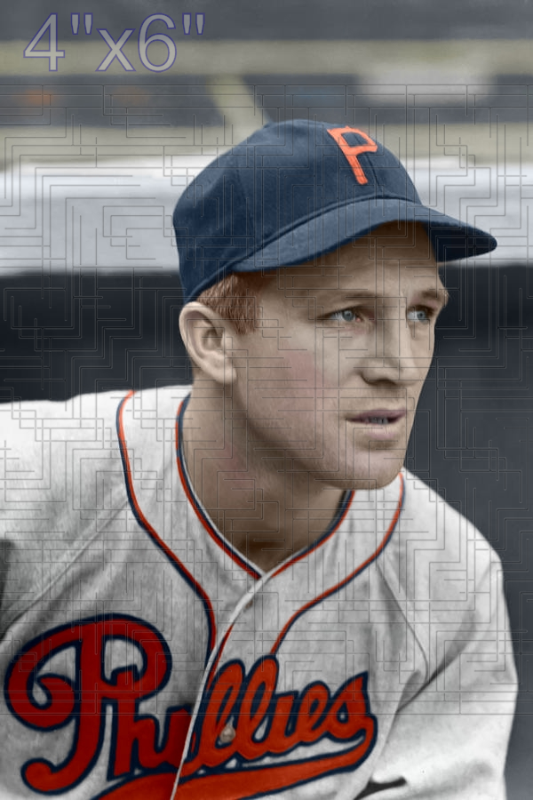 Heinie Mueller - 1939 Philadelphia Phillies - choose a size & style