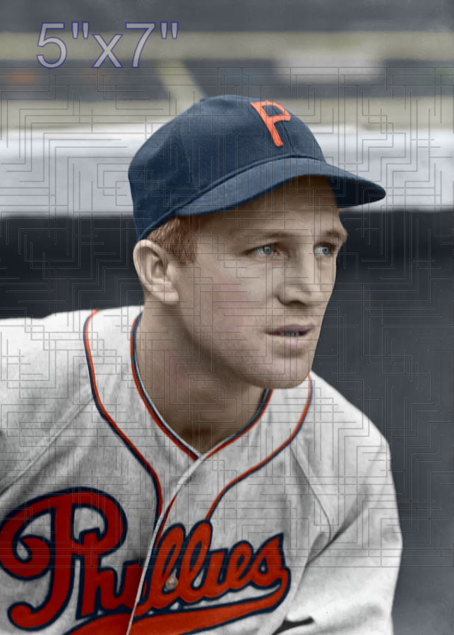Heinie Mueller - 1939 Philadelphia Phillies - choose a size & style