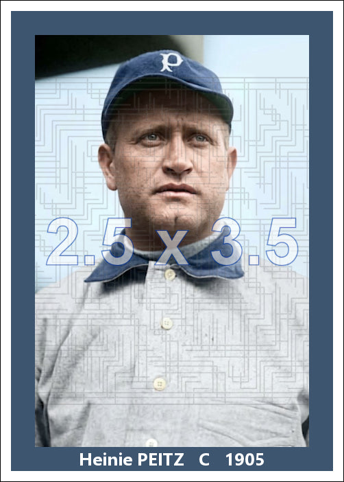 Heinie Peitz - 1905 Pittsburgh Pirates - choose a size & style