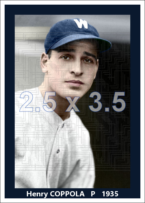 Henry Coppola - 1935 Washington Senators - choose a size & style