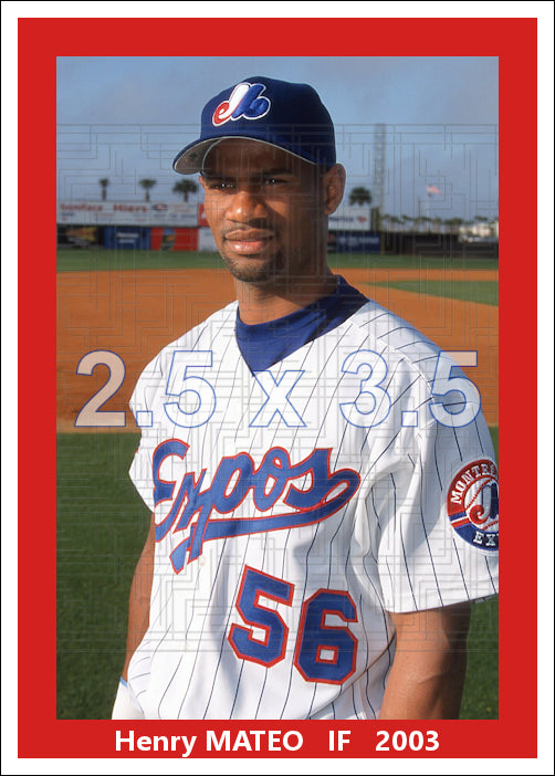Henry Mateo - 2003 Montreal Expos - choose a size & style