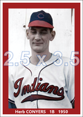 Herb Conyers - 1950 Cleveland Indians - choose a size & style