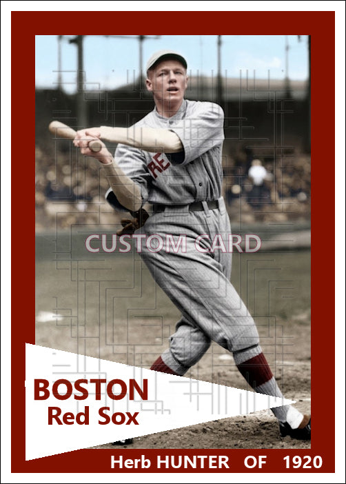 Herb Hunter - 1920 Boston Red Sox - choose a size & style